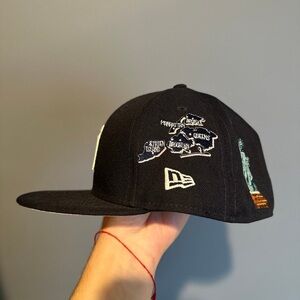 New Era New York Yankees Hat with Embroidered Details